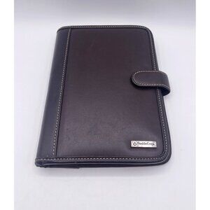 FranklinCovey Classic Leather Planner Binder Compass System 7-Ring Organizer